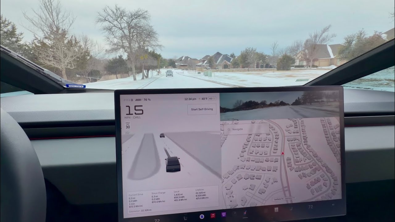 Tesla AWD Cybertruck в снежной буре в Техасе — советы и рекомендации. Это не просто бензиновый гр...