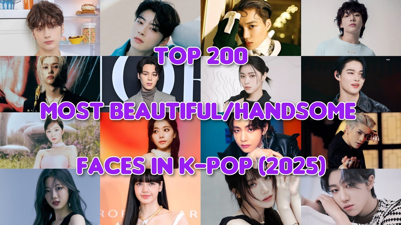 Most Beautiful/Handsome Faces in K-POP (2025)