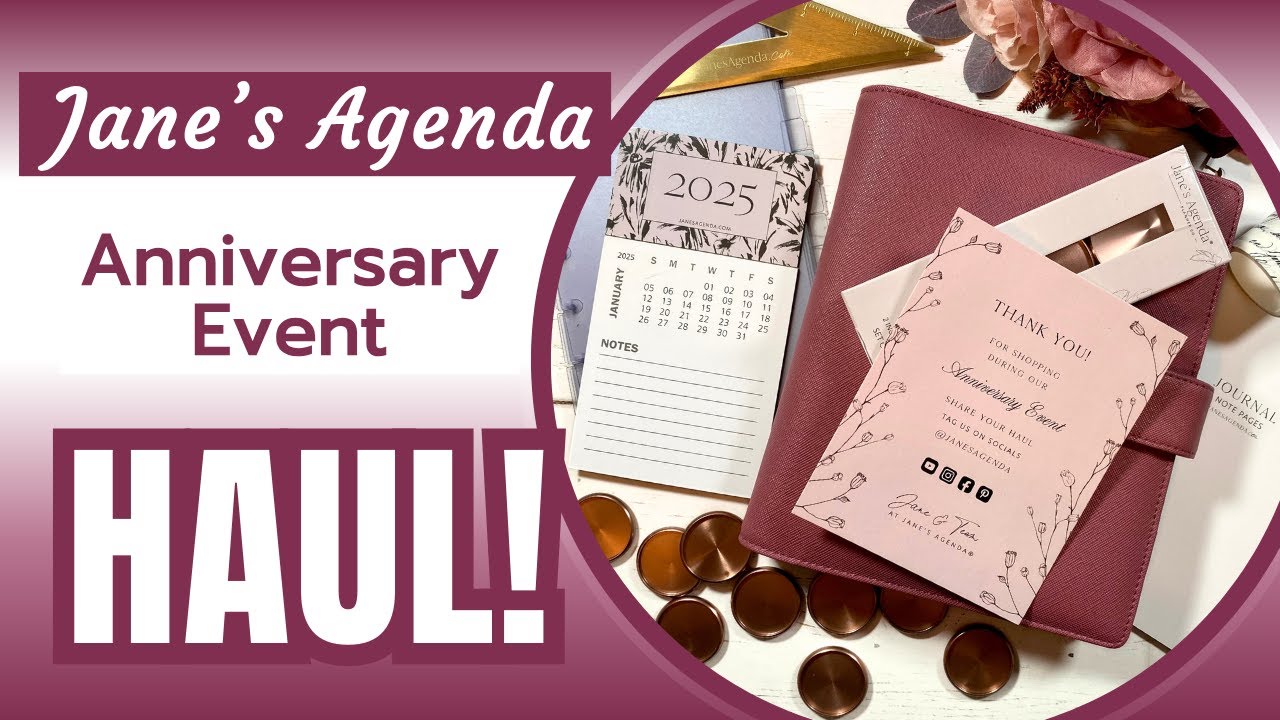 Unboxing Jane's Agenda  Anniversary Event Haul