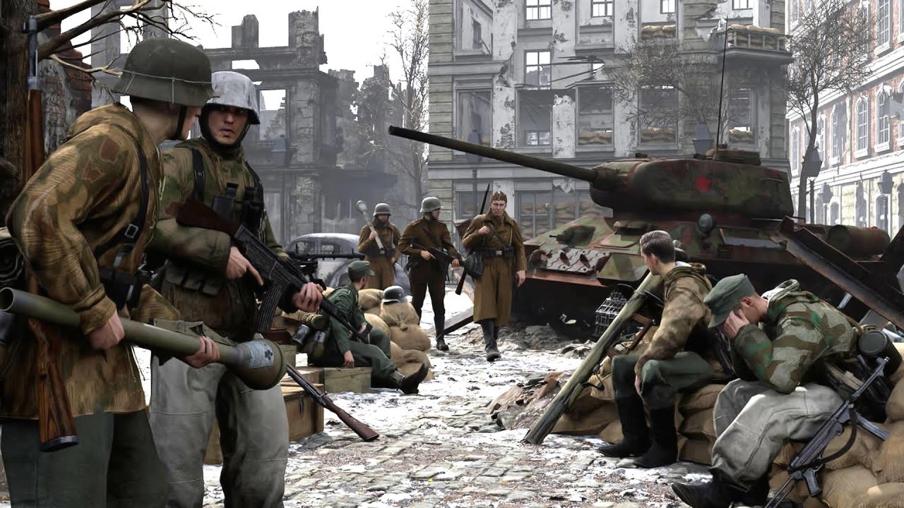 Darkest Hour Europe '44-'45 MG42 Street Fighting in Berlin - 4K