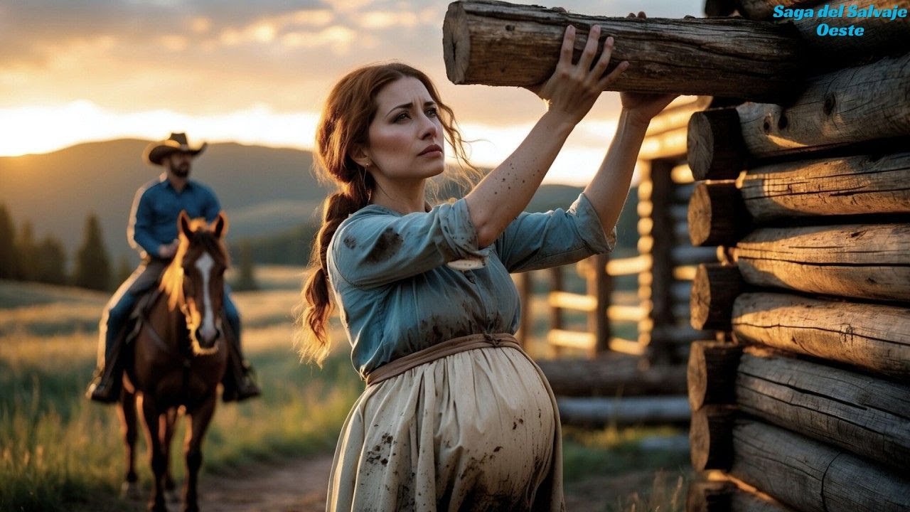 Ella constru&iacute;a su caba&ntilde;a tronco a tronco | el vaquero que la observaba era un viudo que anhelaba vol