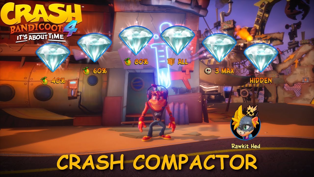 Crash Bandicoot 4: Crash Compactor - Hidden Gem & Box Locations Guide