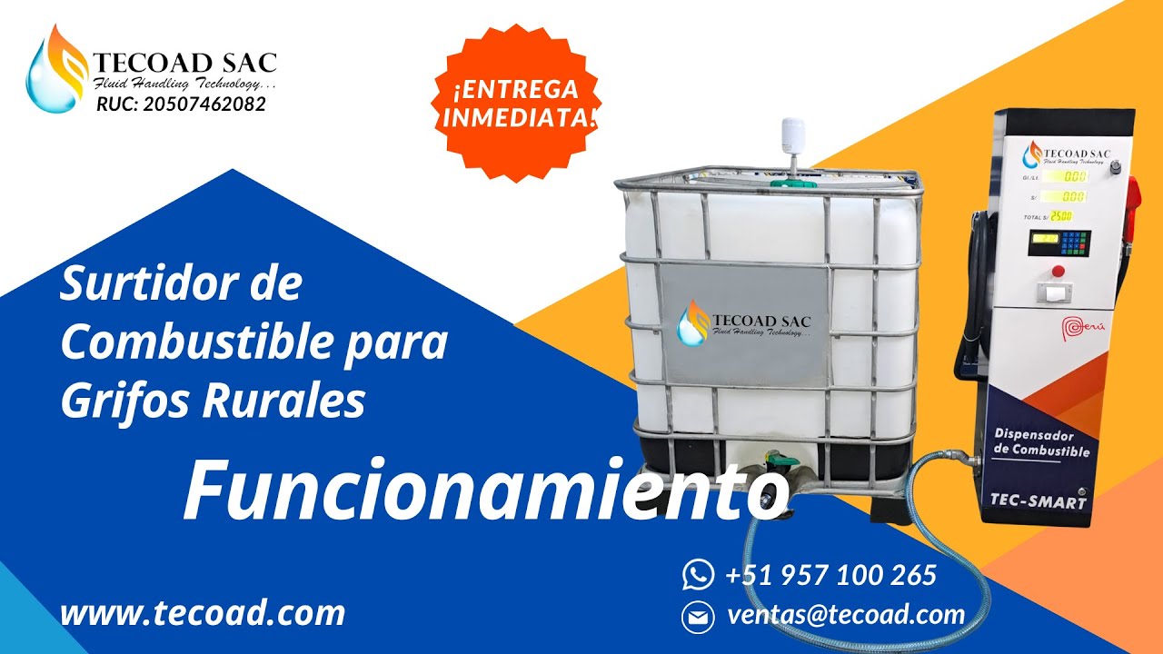 SURTIDOR DE COMBUSTIBLE PARA GRIFOS RURALES - TECOAD