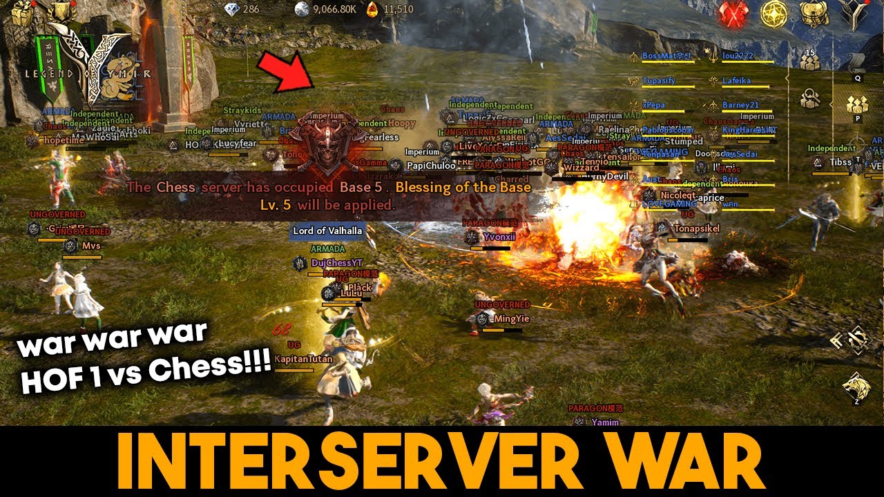 🔴war war war🔴HOF1 vs Chess🔴Legend of ymir live