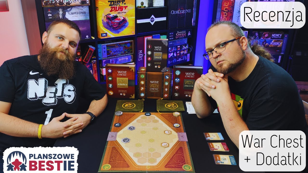War Chest dodatki: Oblężenie, Szlachta, Zmrok - Recenzja - Planszowe Bestie #590 - 09.09.2025