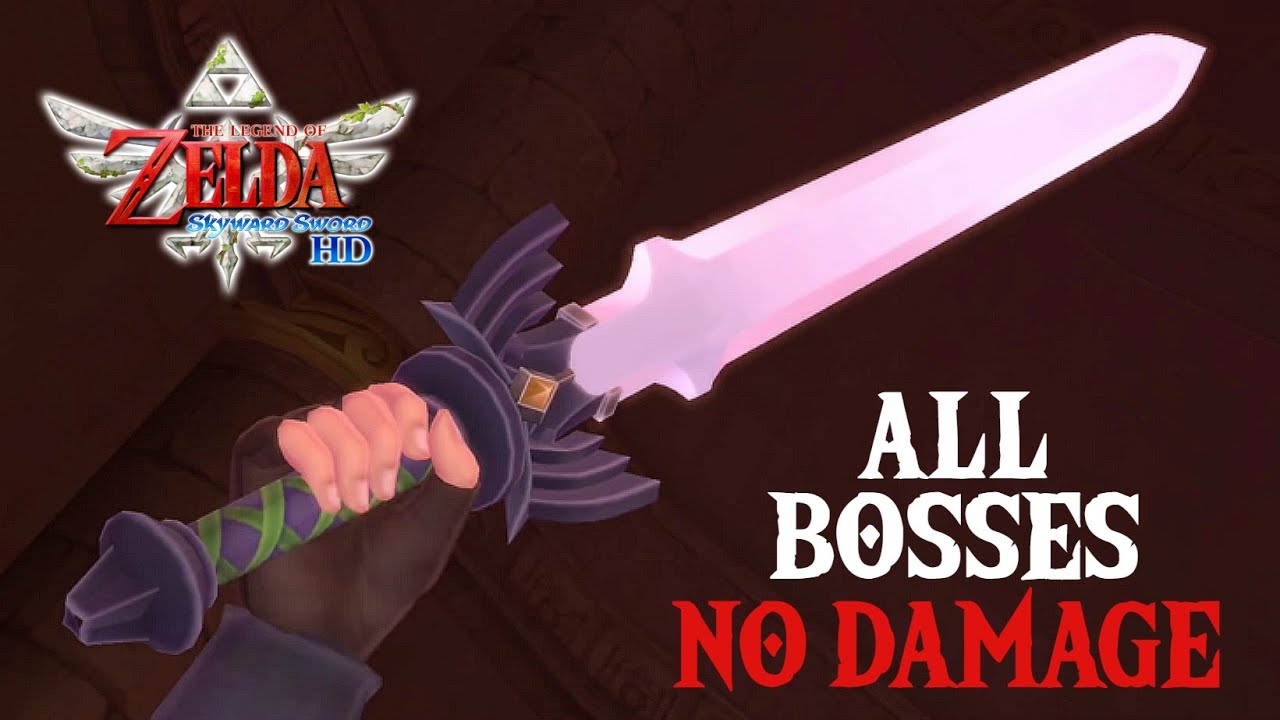 All Bosses - NO DAMAGE | The Legend of Zelda Skyward Sword HD