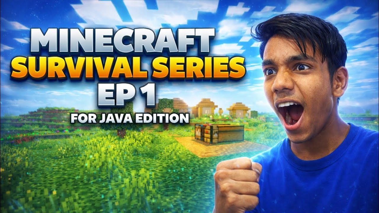 Minecraft Survival Series EP 1 | Village Spawn OP Loot 😱 | Java Edition Hindi Gameplay