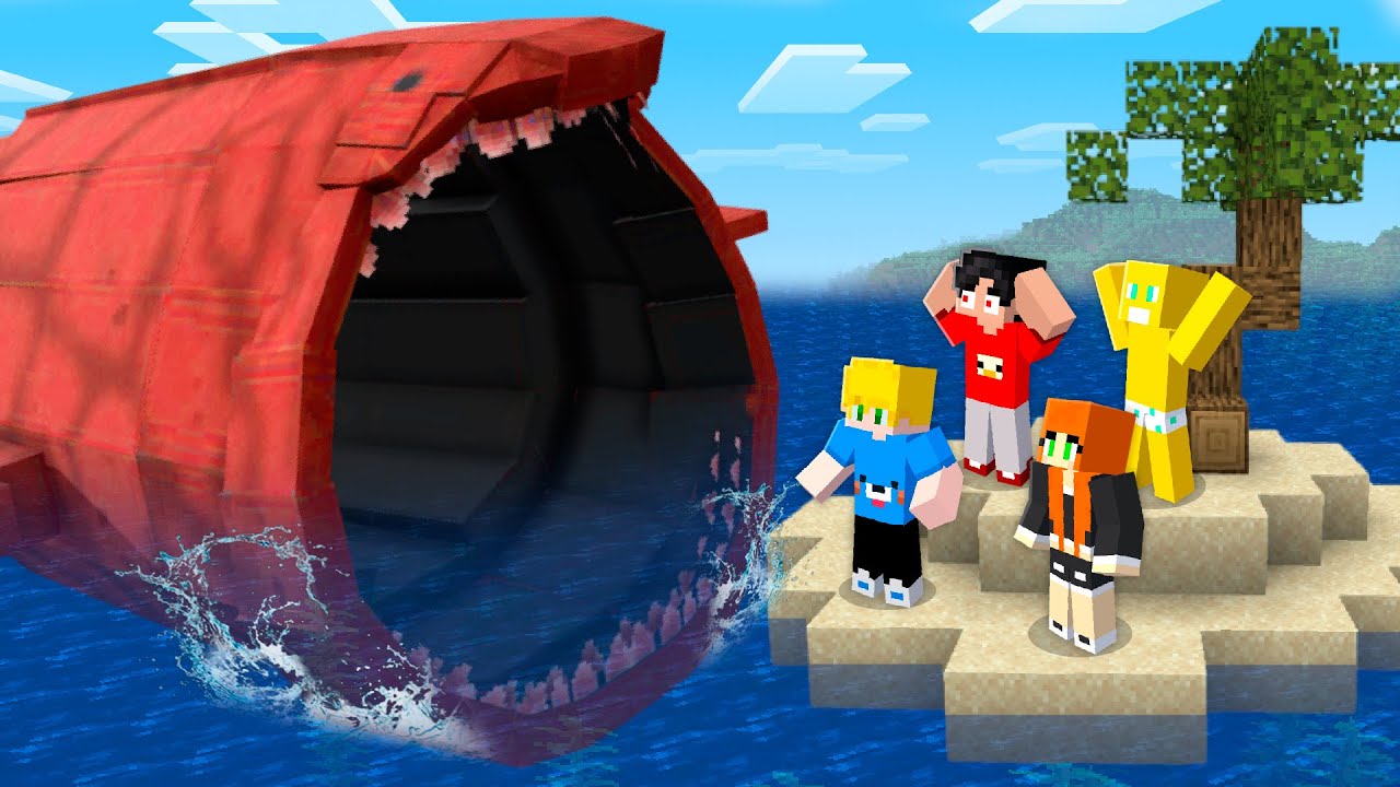 Fomos Devorados pelo Monstro no Minecraft!