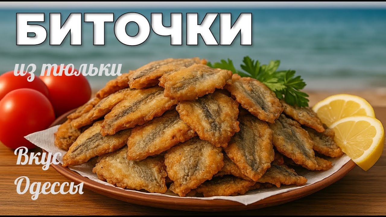 Биточки из тюльки по-одесски &mdash; простая и вкусная рыбная закуска на сковороде