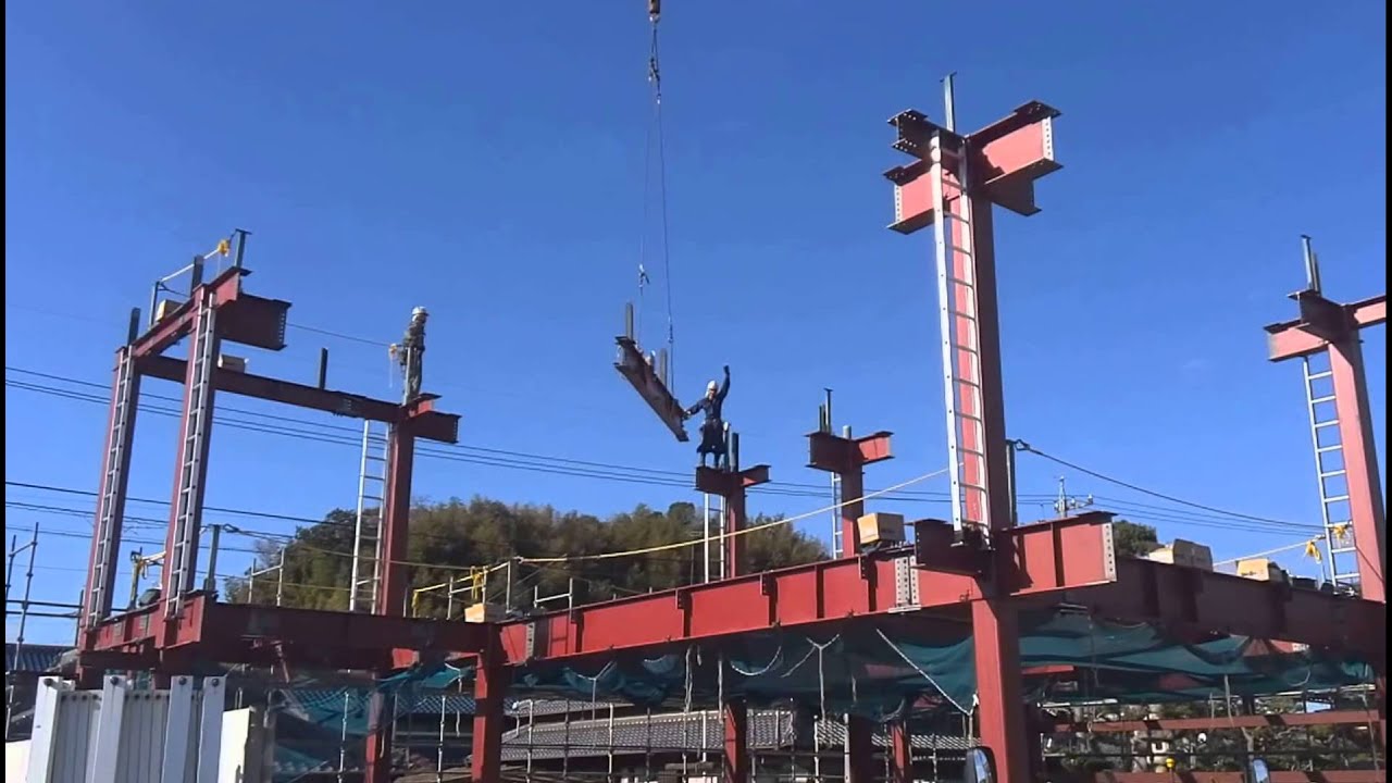 鉄骨建方風景