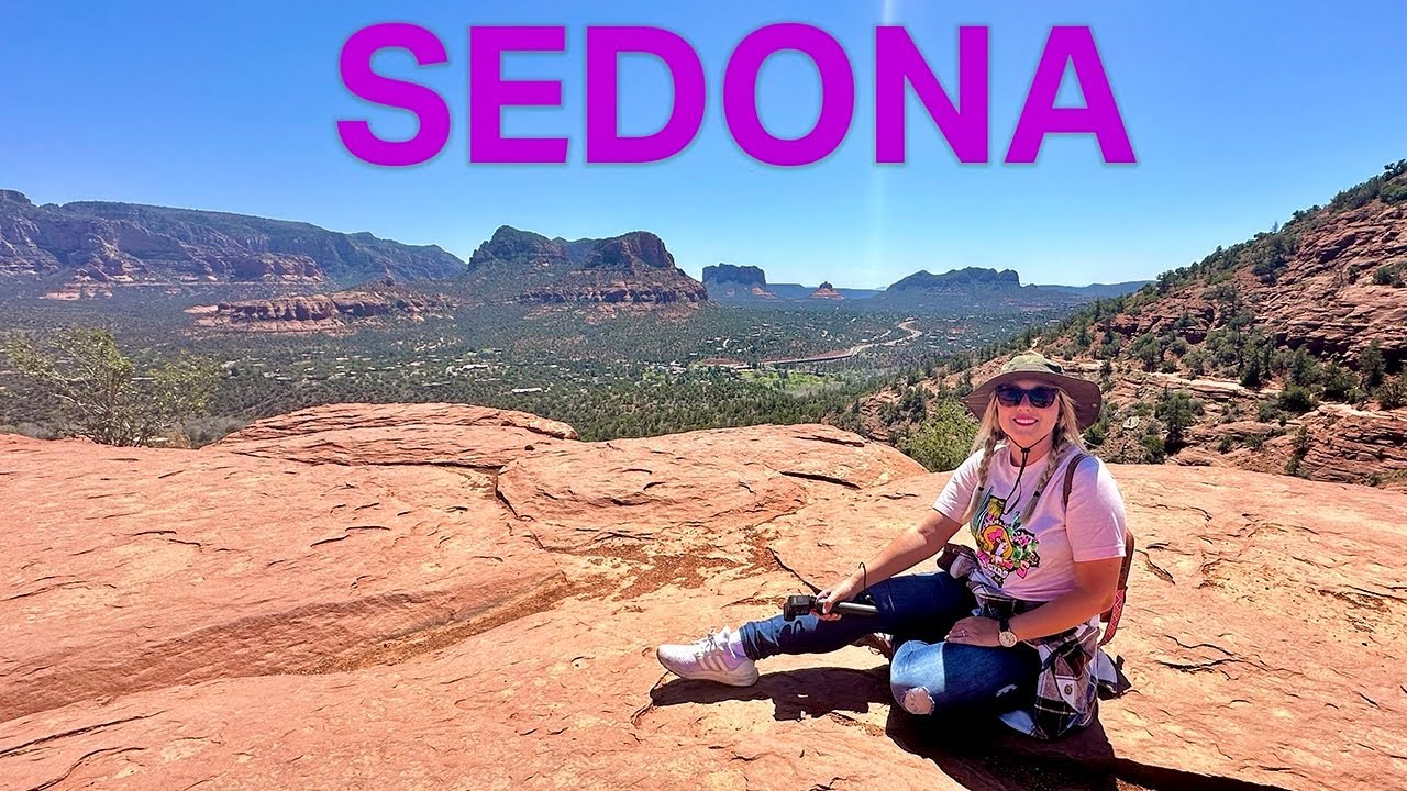 Our FIRST Visit to Sedona, AZ! Hiking to Airport Mesa Vortex, Unbelievable Views & Scenic 89A