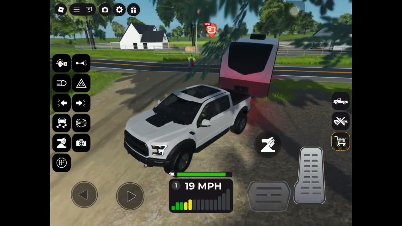 El viaje en camioneta con un invitado / ROBLOX