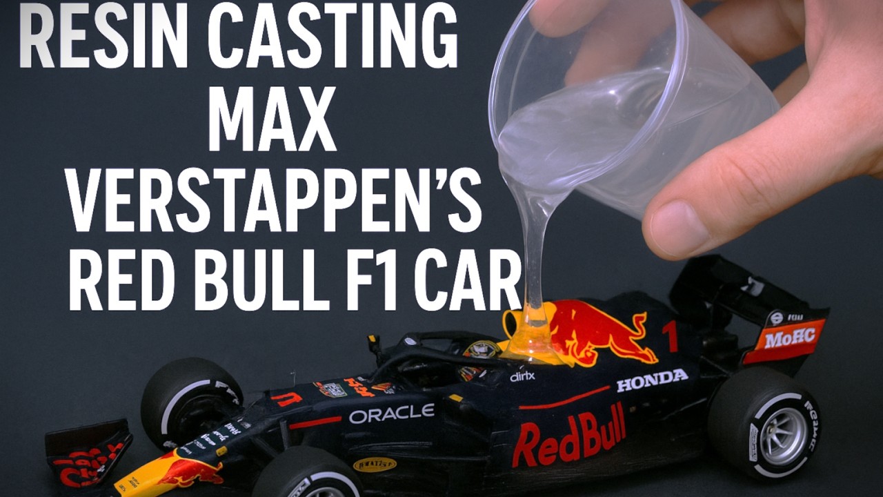 Литье из смолы автомобиля Макса Ферстаппена Red Bull F1 | Мастер-класс по эпоксидной смоле своими...