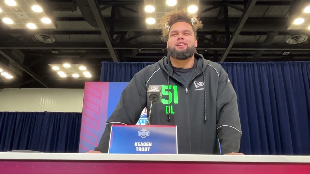 Mizzou OL Keagen Trost Speaks at 2026 NFL Sccouting Combine