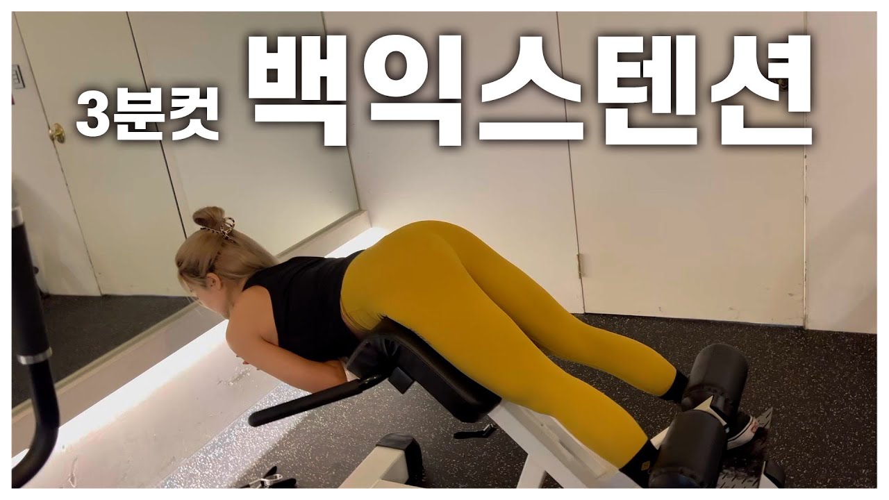 백익스텐션 도대체 무슨운동이야!?