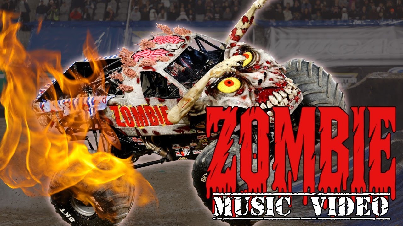 Zombie Monster Truck Music Video #monsterjam #monstertruck #zombie