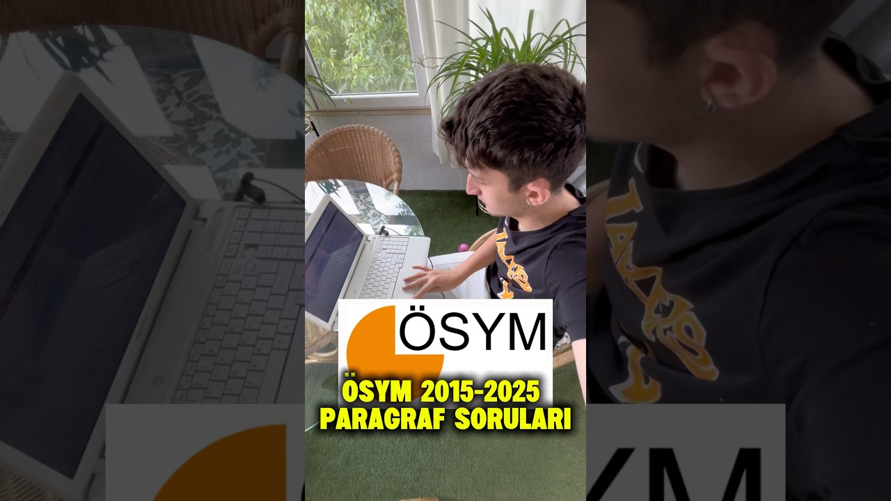 &Ouml;SYM PARAGRAF TAKTİĞİ! (YKS, KPSS, ALES, DGS)