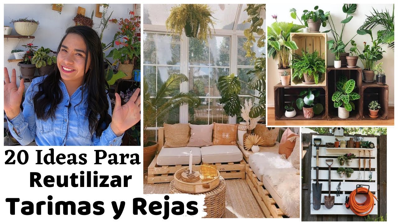 20 IDEAS PARA REUTILIZAR TARIMAS Y REJAS /// AHORRA MUCHO DINERO CON ESTAS IDEAS