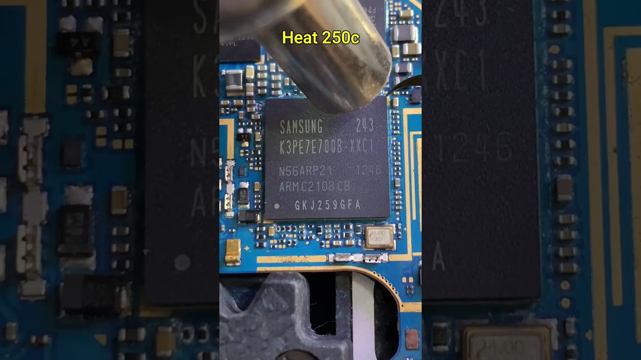 Pasted Ic Removing Tricks #icreballing #mobilerepair