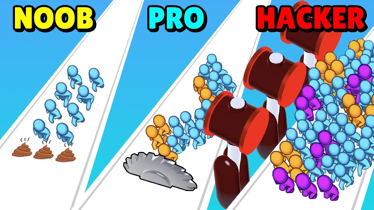 NOOB vs PRO vs HACKER in Trap Master