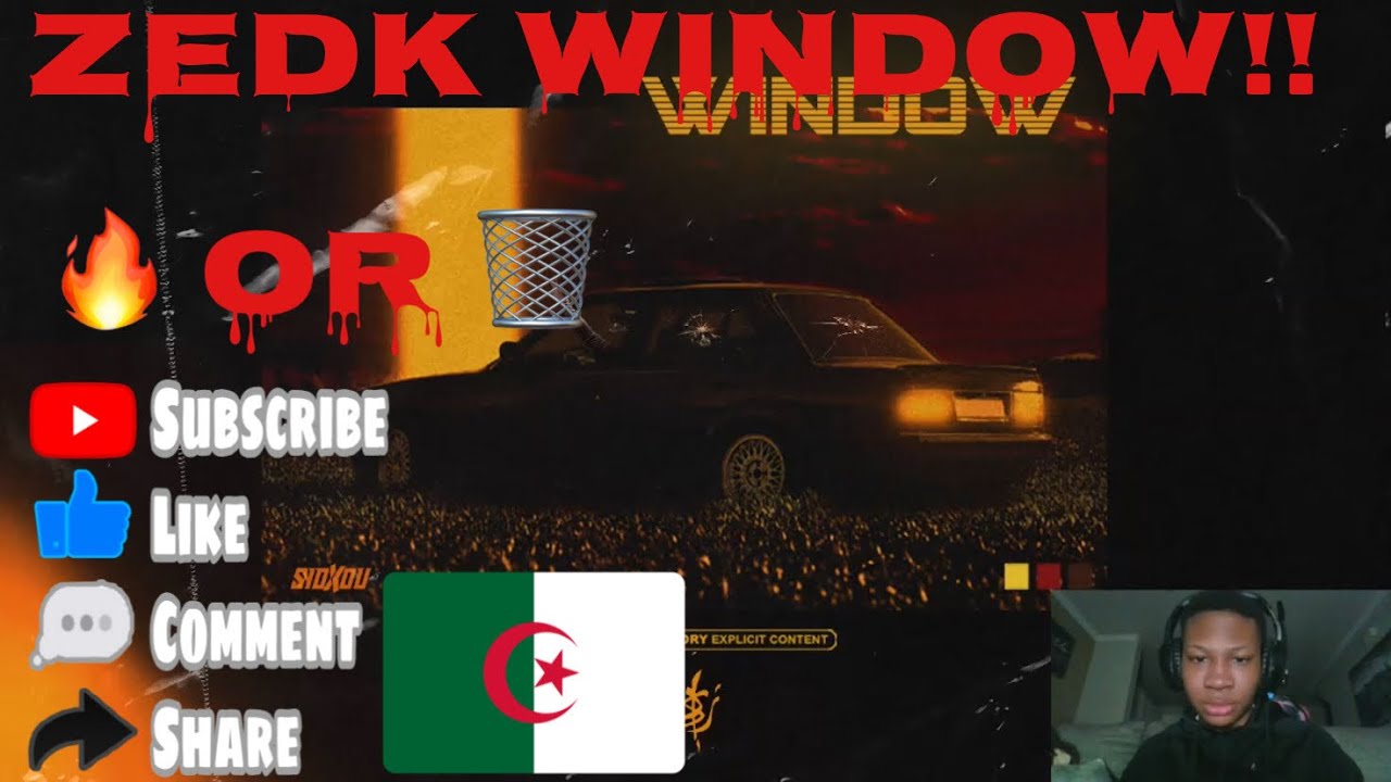 Algerian Rap Reaction ZEDK - WINDOW ( Beat by SYXON ) | LMERicoTv Reaction