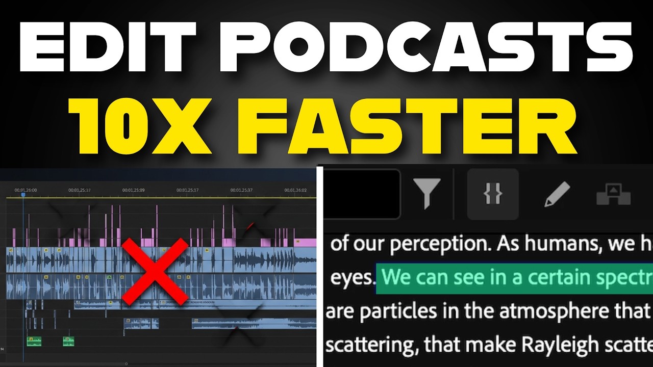 How to Edit a Podcast with Text-Based Editing in Adobe Premiere Pro