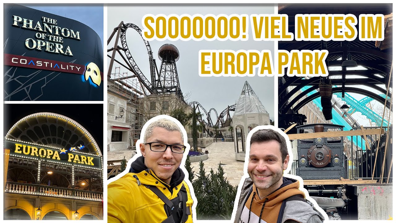 Verrückt 🤯 was der EUROPA PARK  alles an Neuheiten hat!