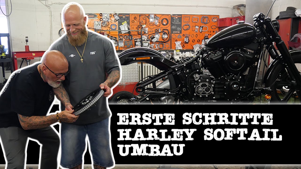 Erste Schritte Harley Softail Umbau  - Harley Davidson