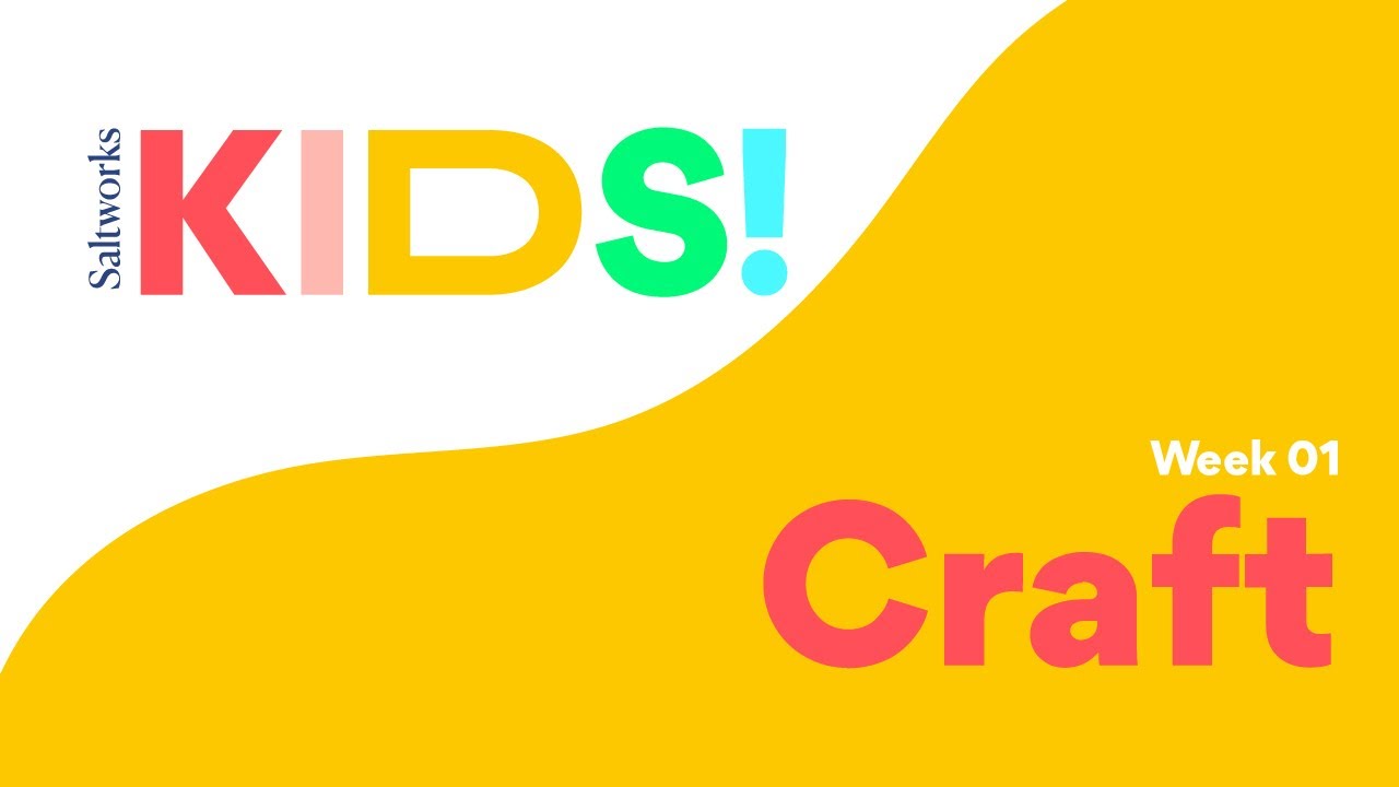 Saltworks Kids | Week 01 | Craft: Prayer Journal