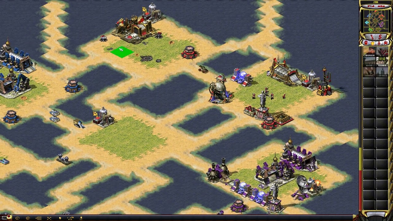 红警一块地尤里国家后期太变态了，一个尤里X让所有敌人绝望！