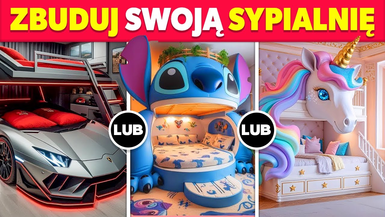 Co byś Wolał...? Zbuduj swoją Wymarzoną Sypialnię 🛏️😍🌈