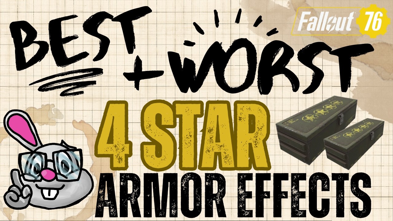 ALL 4 Star Legendary Armor & Power Armor effects RANKED - best and worst mods | Fallout 76