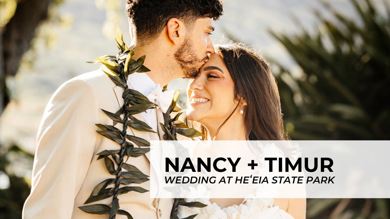Nancy & Timur’s Romantic Hawaii Wedding Film | Heʻeia State Park, Oahu