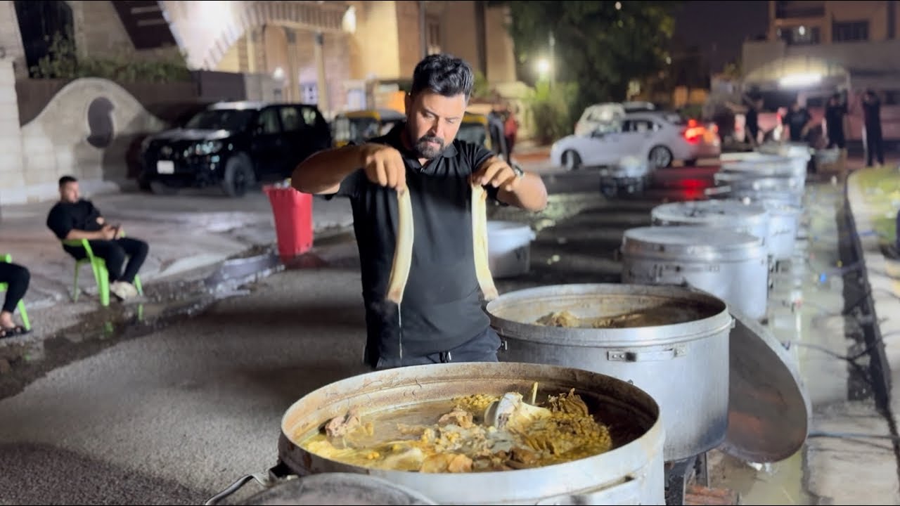 طبخ في بغداد زيونه 500كيلو لحم عجل