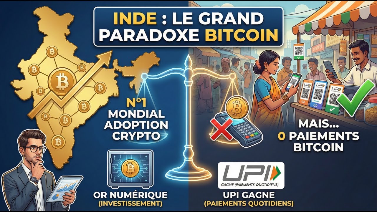 Inde : pourquoi le pays n°1 mondial du Bitcoin ne paie pas en crypto