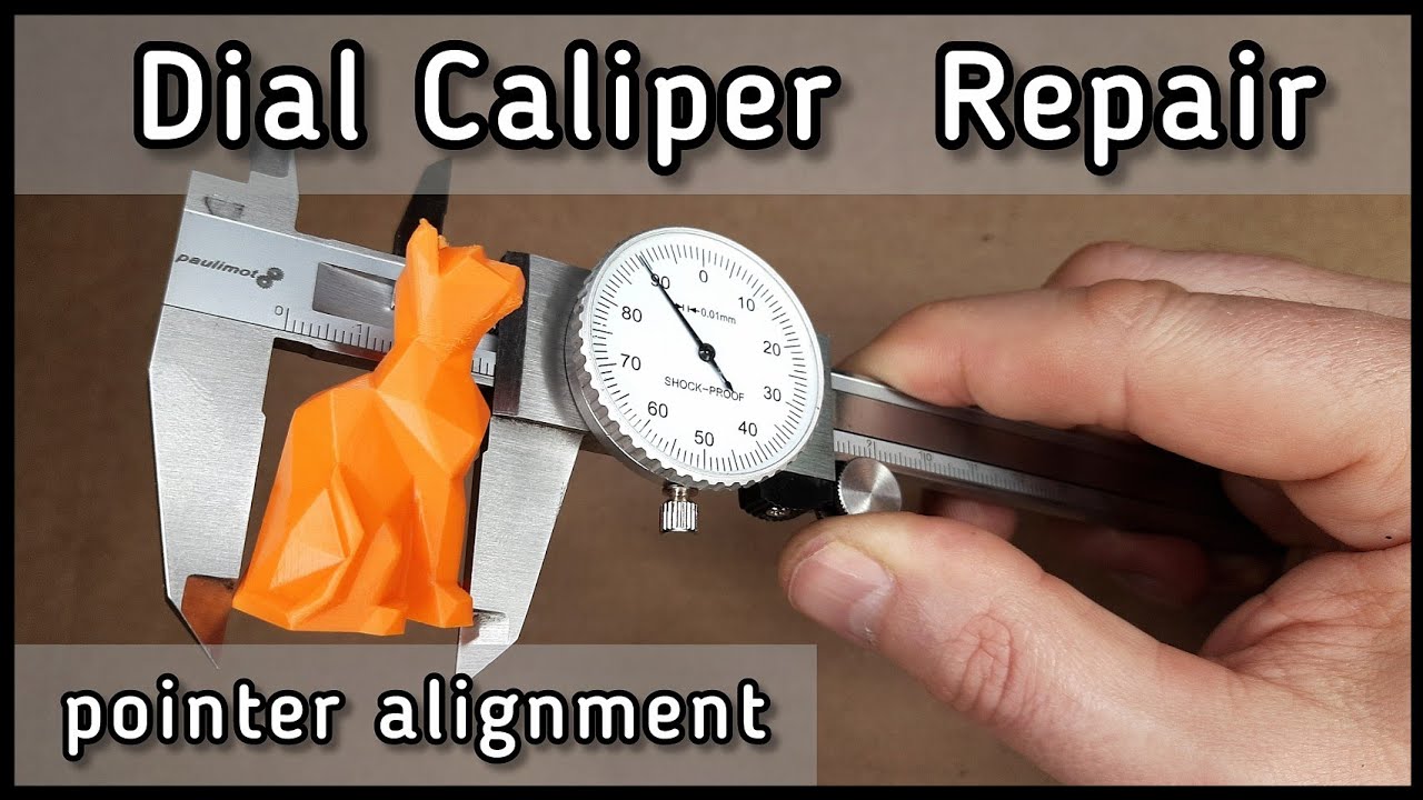 Dial Caliper repair / preload & backlash
