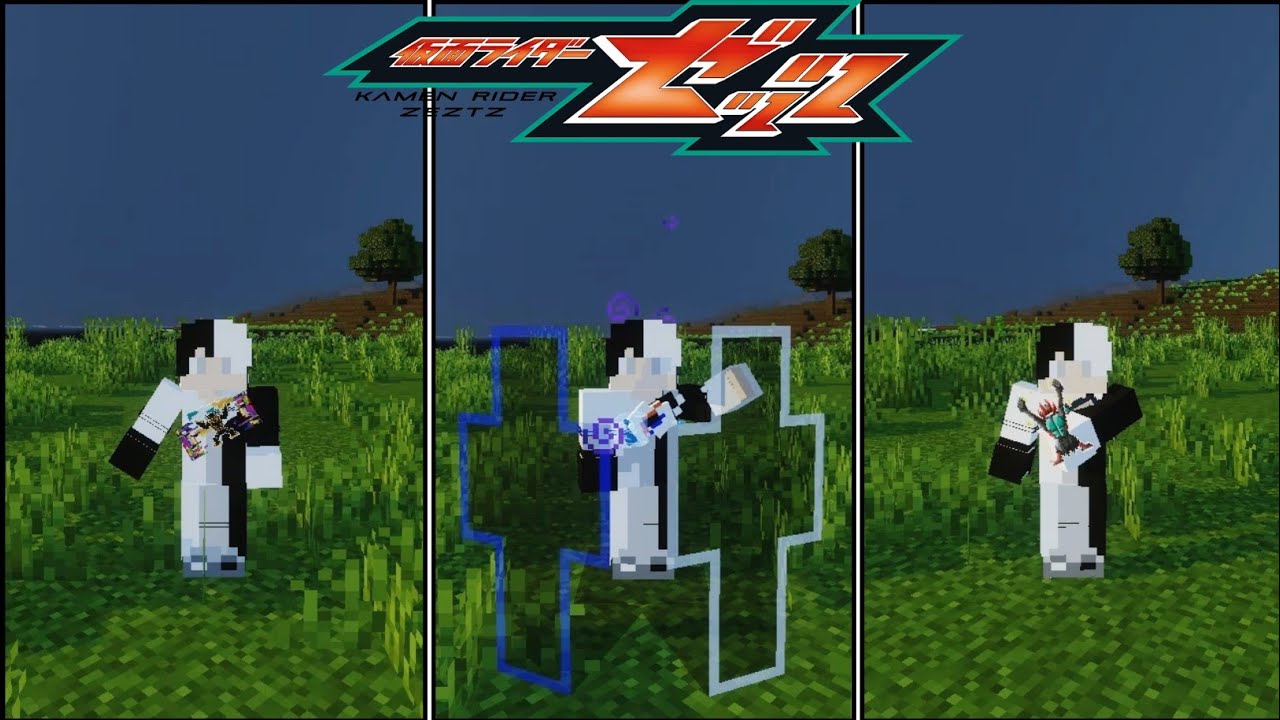 Kamen Rider Zeztz Addon For Minecraft PE/Bedrock 1.21