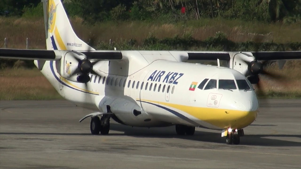 AIR KBZ , ATR72-600 , XY-AMF , K7241, Thandwe (SNW) to Yangon(RGN)