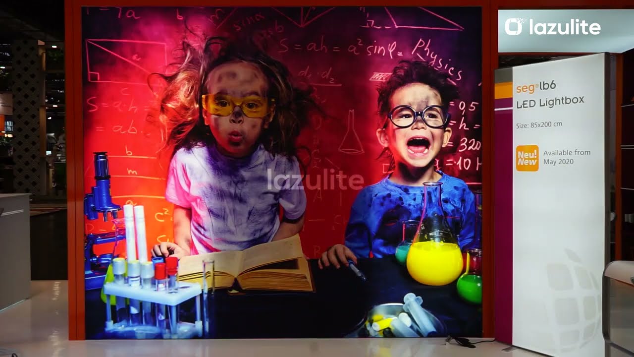 Interactive Dynamic Light-box | LED Backlighting System | DMX LED Programming | Concept Video