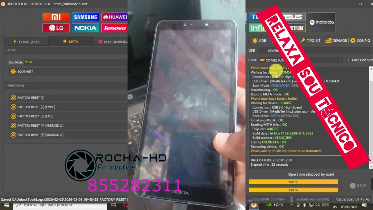 Como desbloquear nokia 1468 c2 com unlock tool 