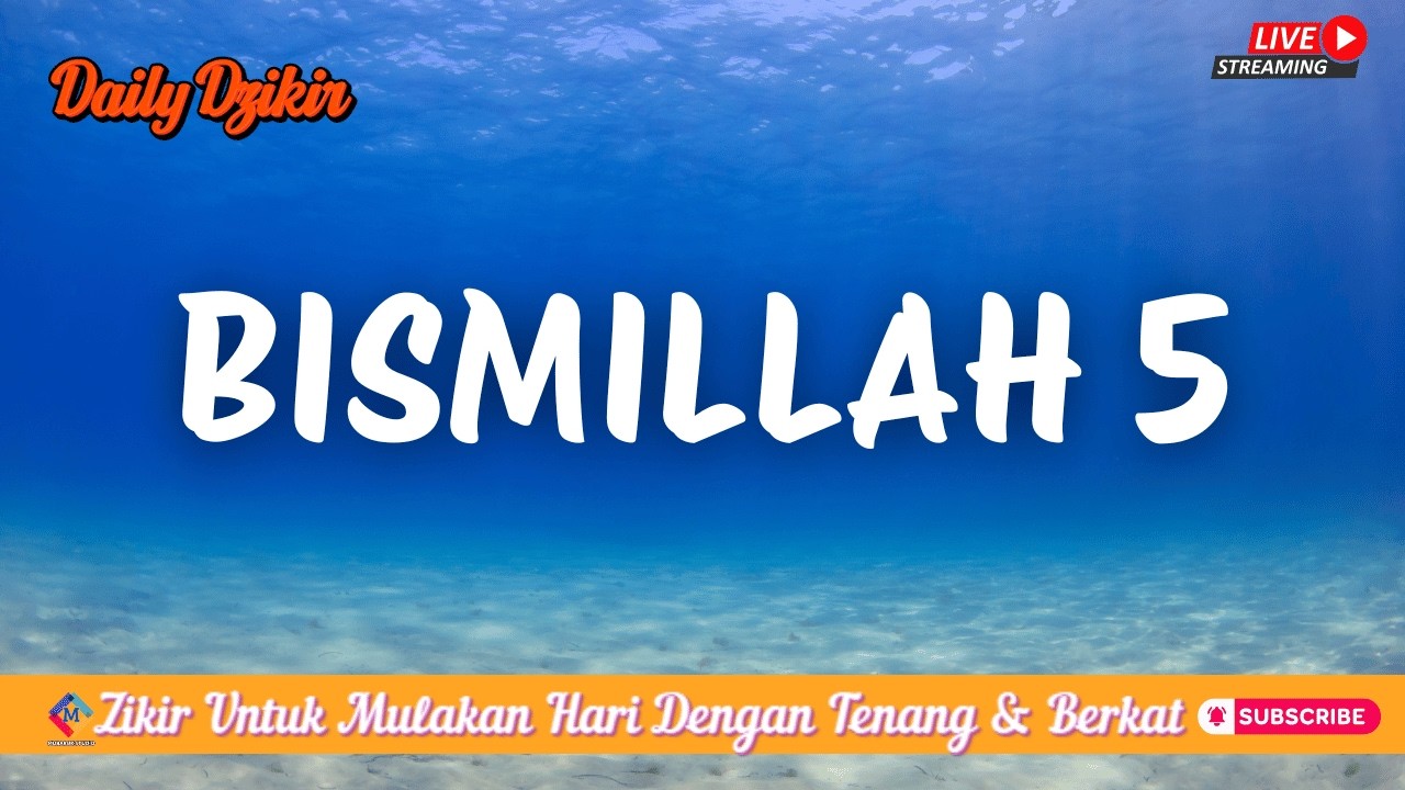 LIVE 🔴 Bismillah 5 Amalan Pagi Sebelum Keluar Rumah – Rezeki & Aktiviti Dipermudah