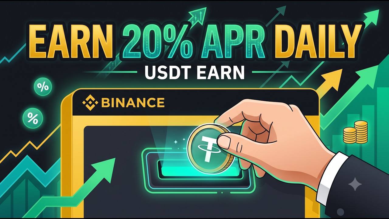Binance USDT Earn: How to Get Up to 20% APR Daily