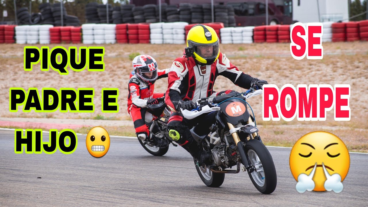 PIQUE con OIER y TOCA CODO 😵 MI PIT BIKE 190 SE ROMPE 💥CIRCUITO ZUERA 🚀🔥