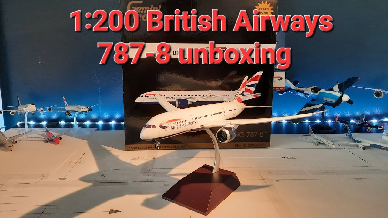 GEMINI200 British Airways 787-8 unboxing #geminijets #gemini200 #787 #aviation 