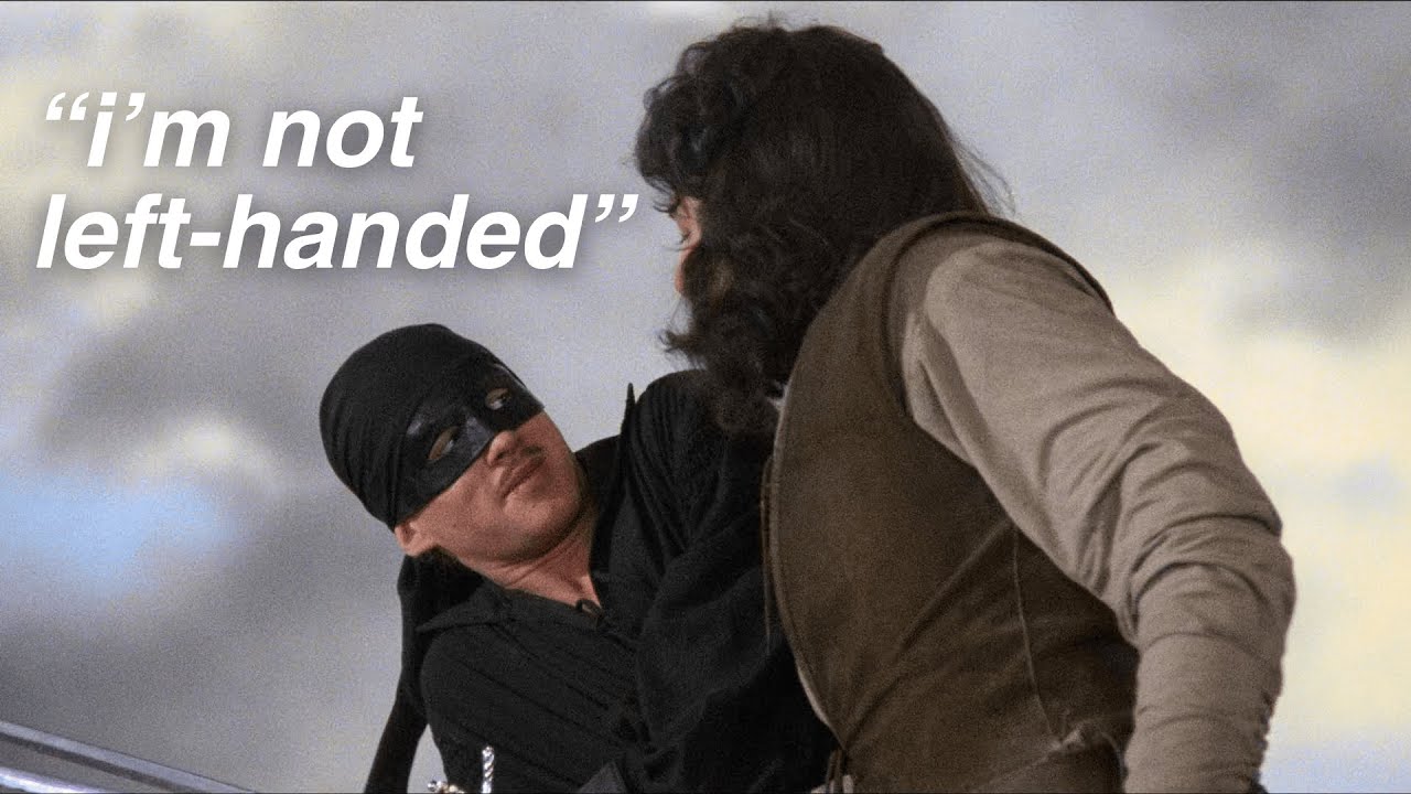 when neither actor knows how to sword fight