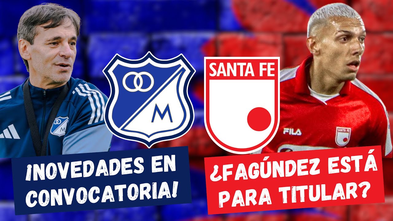 ¡Novedades en Millonarios! ¿Fagúndez Titular en Santa Fe? | #FutbolDC
