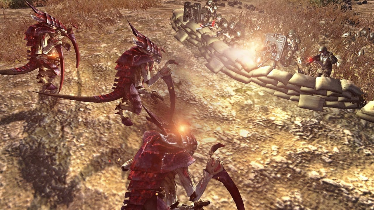 Tyranids vs Imperial Guard - Warhammer 40k - Men of War: Assault Squad 2 - Cinematic Battle