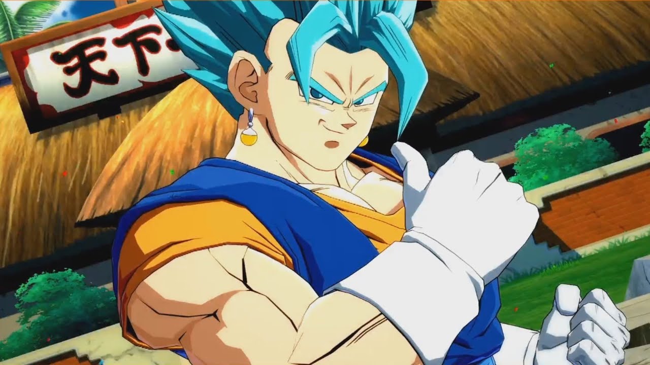 Dragon Ball FighterZ - Super Saiyan Blue Vegito Vs Battles Gameplay (HD)