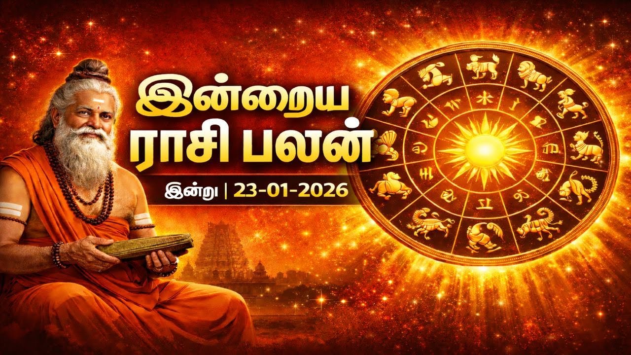23.01.2026 ராசி பலன் | இன்று உங்கள் ராசிக்கு என்ன பலன் அனைவருக்கும் இனிய புத்தாண்டு நல்வாழ்த்துக்கள்
