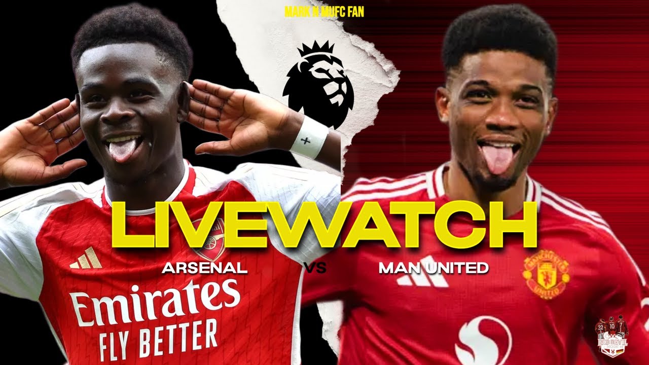 MAN UNITED LIVE at THE EMIRATES 🔴 Arsenal vs United | Red Devil LiveWatch™
